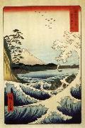 Hiroshige, Ando Fuji from the Gulf of Suruga oil painting artist